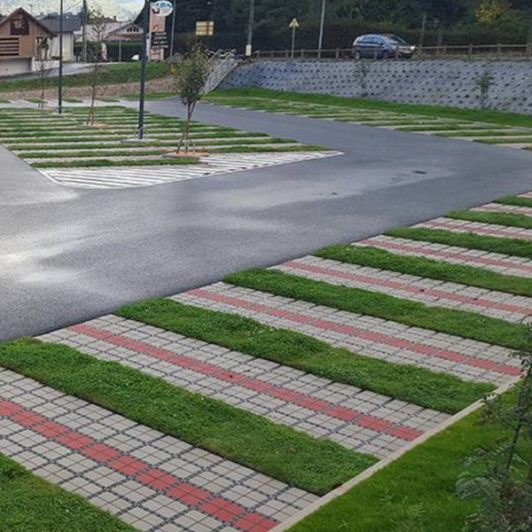 ECORASTER® Bloxx - betónový blok - červený - Image 4