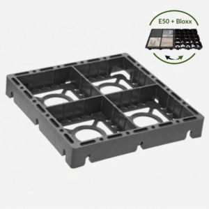 ECORASTER® Bloxx - čierna