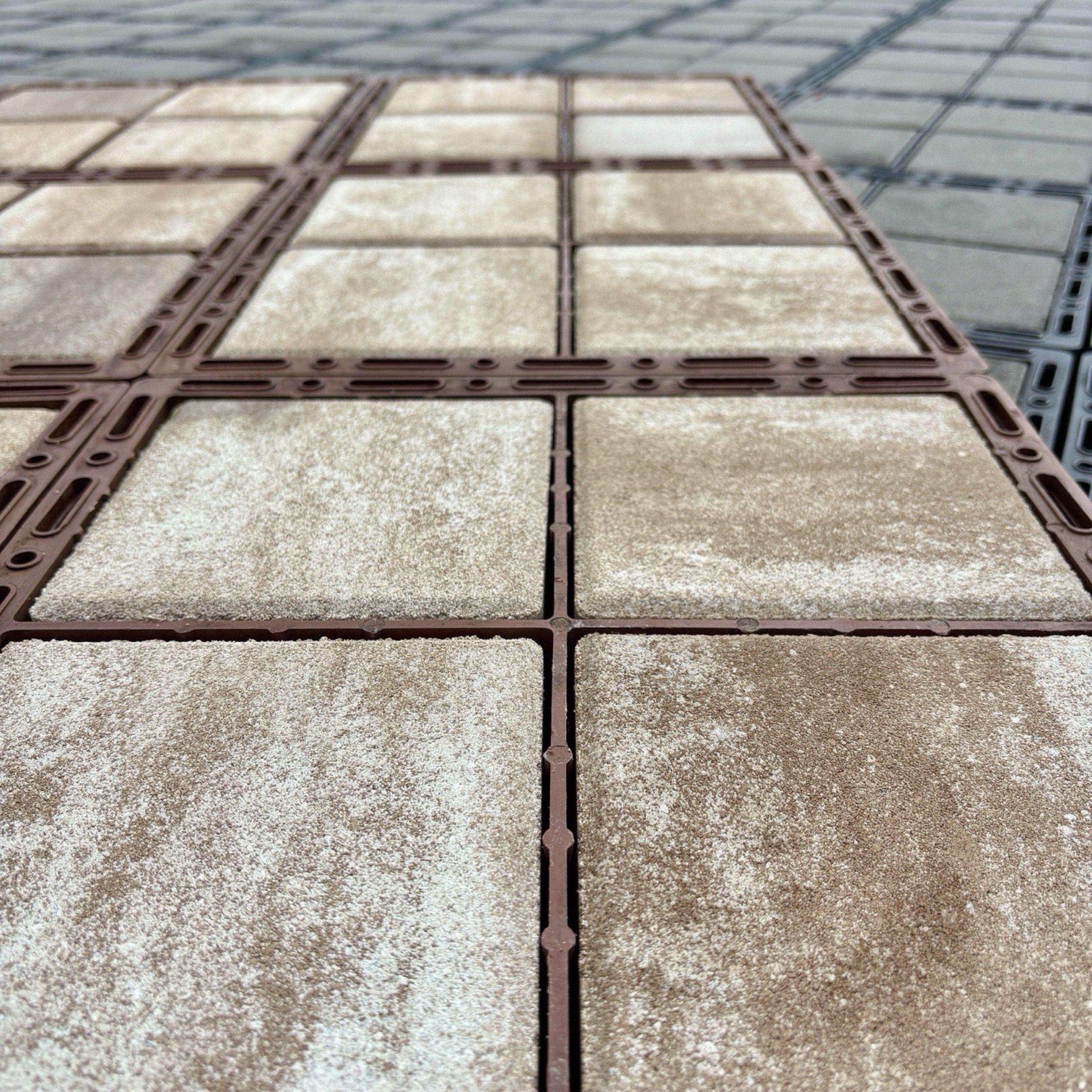 ECORASTER® Bloxx - betónový blok - Latté – Obrázok 5