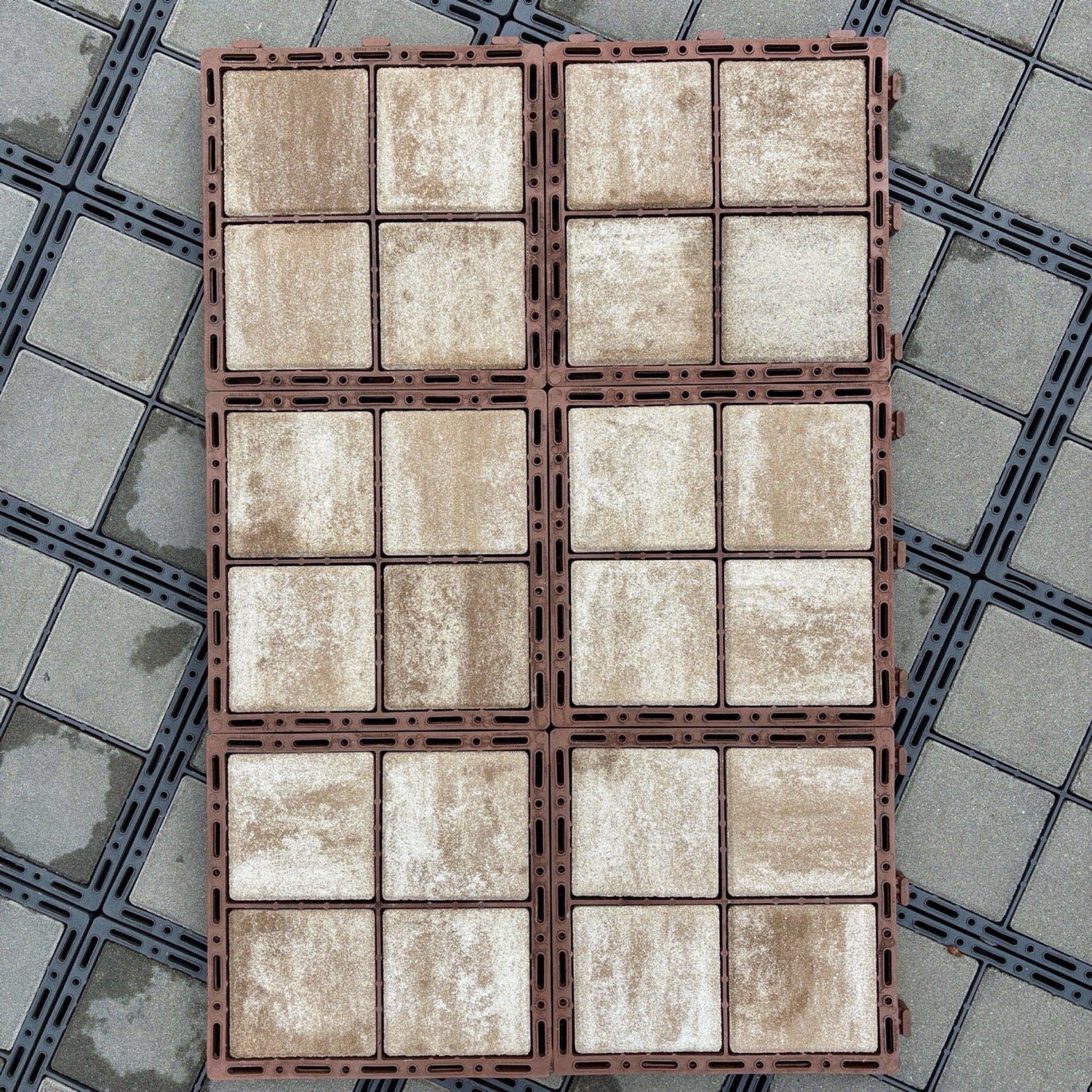 ECORASTER® Bloxx - betónový blok - Latté – Obrázok 4