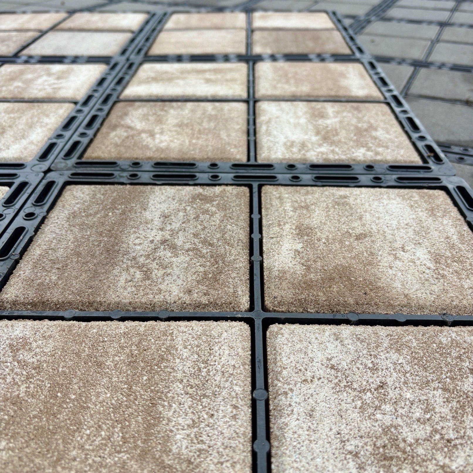 ECORASTER® Bloxx - betónový blok - Latté – Obrázok 9