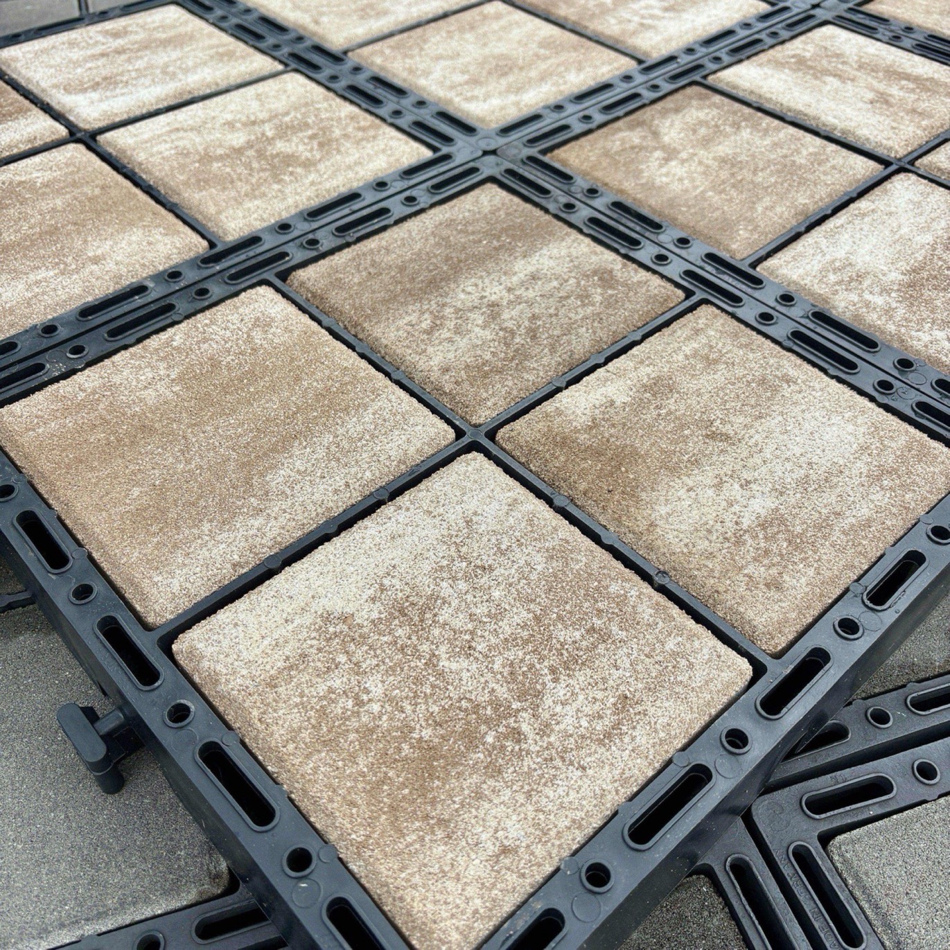 ECORASTER® Bloxx - betónový blok - Latté – Obrázok 6